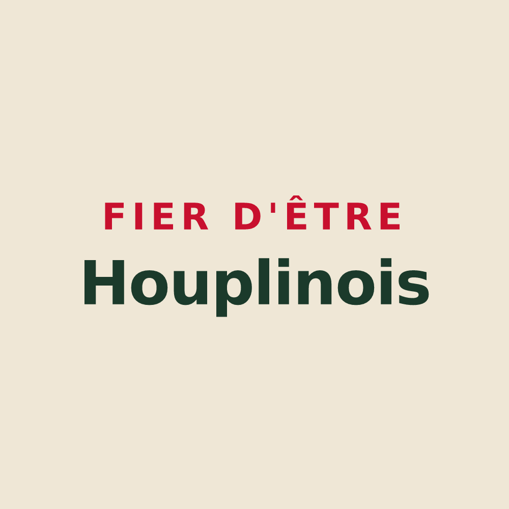Tote bag « Fier d'être Houplinois » — design pour Houplines