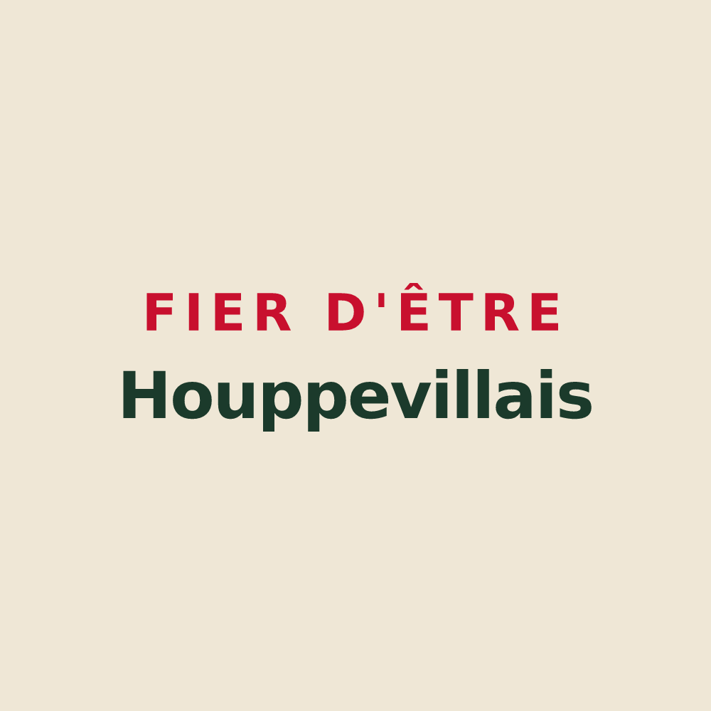 Tote bag « Fier d'être Houppevillais » — design pour Houppeville