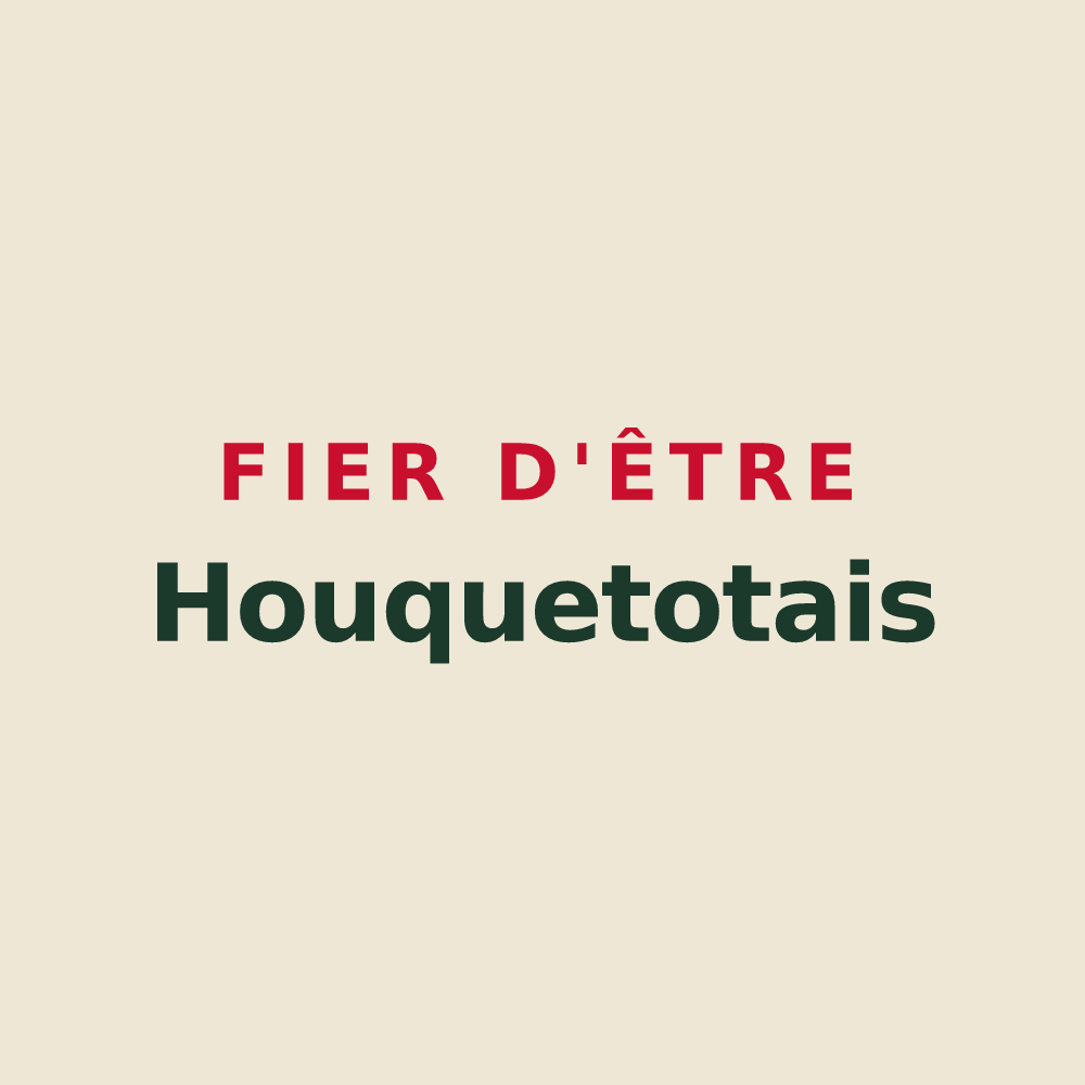 Tote bag « Fier d'être Houquetotais » — design pour Houquetot