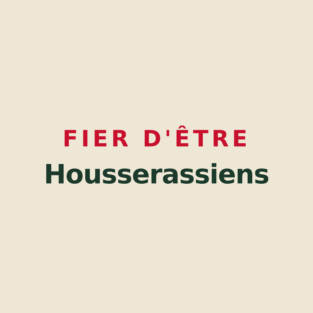 Tote bag « Fier d'être Housserassiens » — design pour Housseras