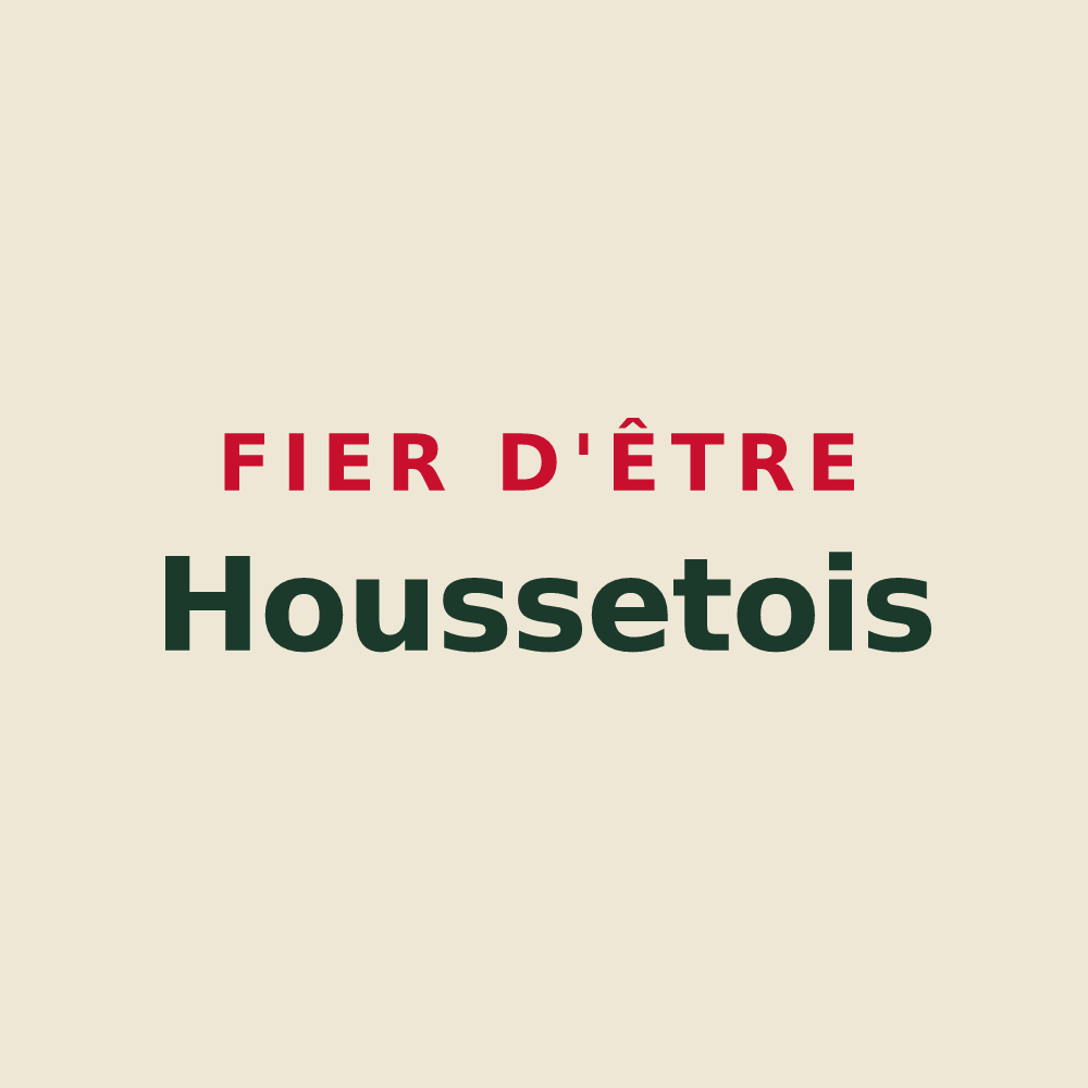 Tote bag « Fier d'être Houssetois » — design pour Housset