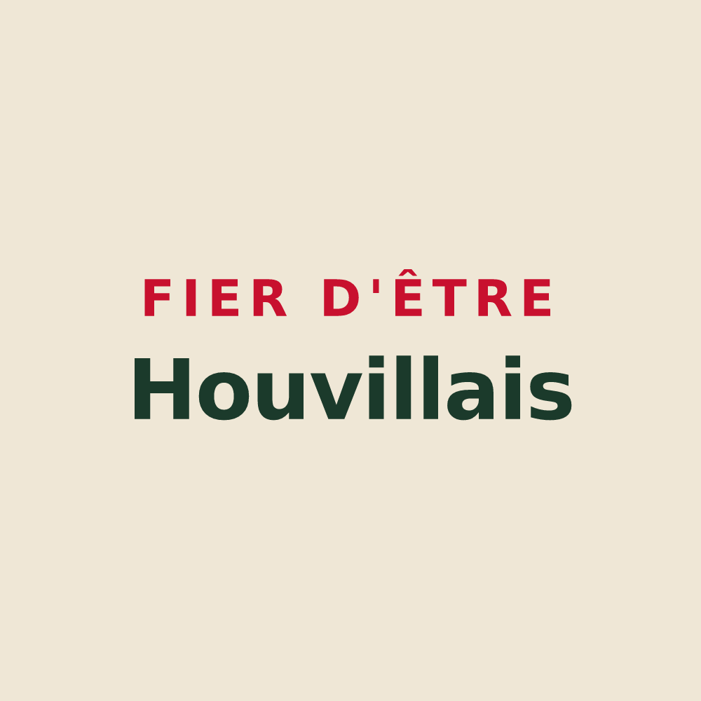 Tote bag « Fier d'être Houvillais » — design pour Houville-en-Vexin