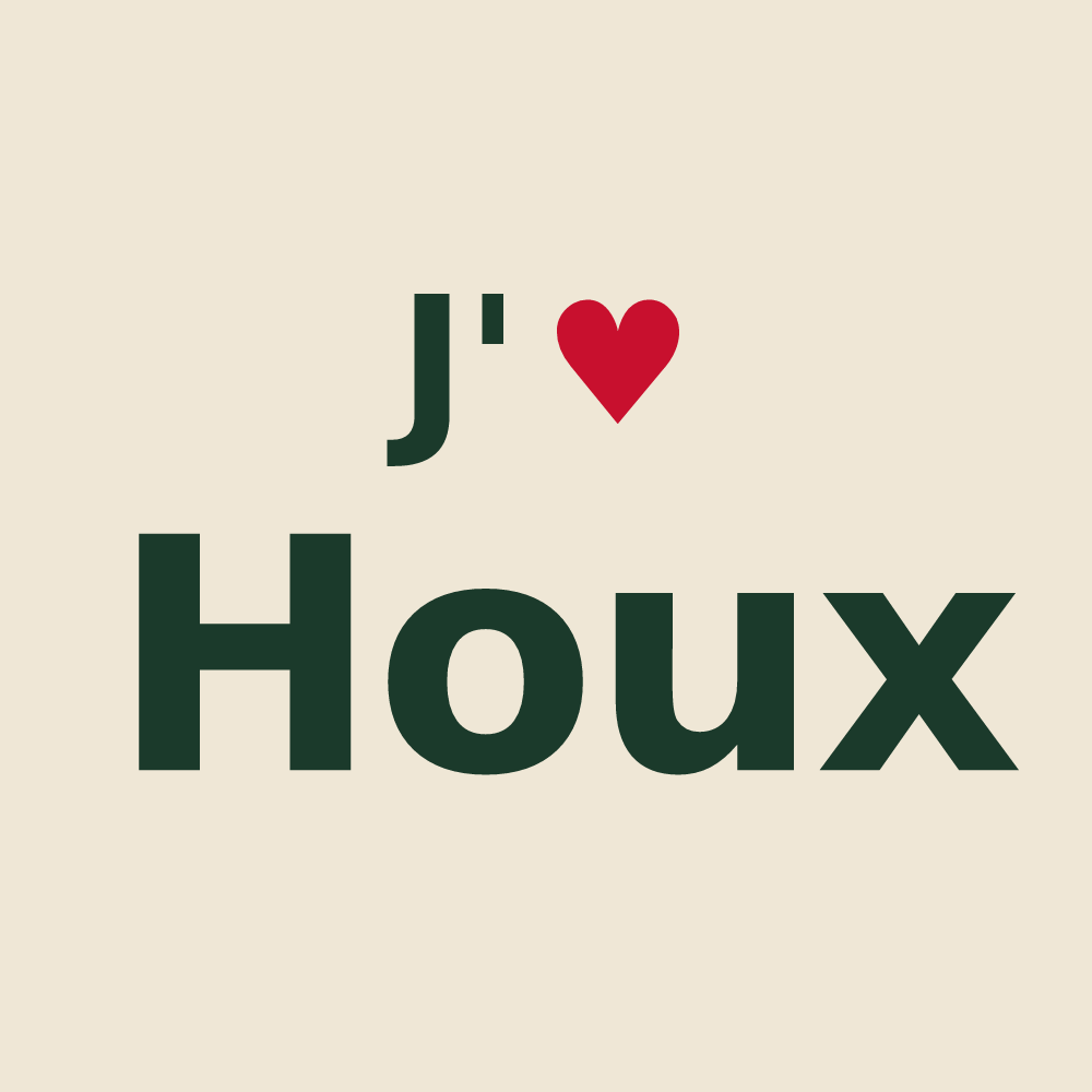 Tote bag personnalisé Houx — design J'aime Houx