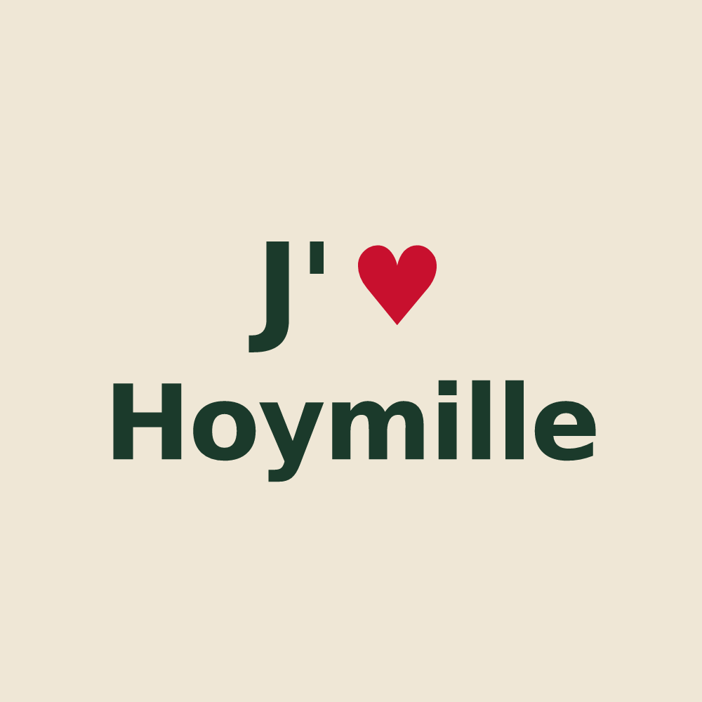 Tote bag personnalisé Hoymille — design J'aime Hoymille