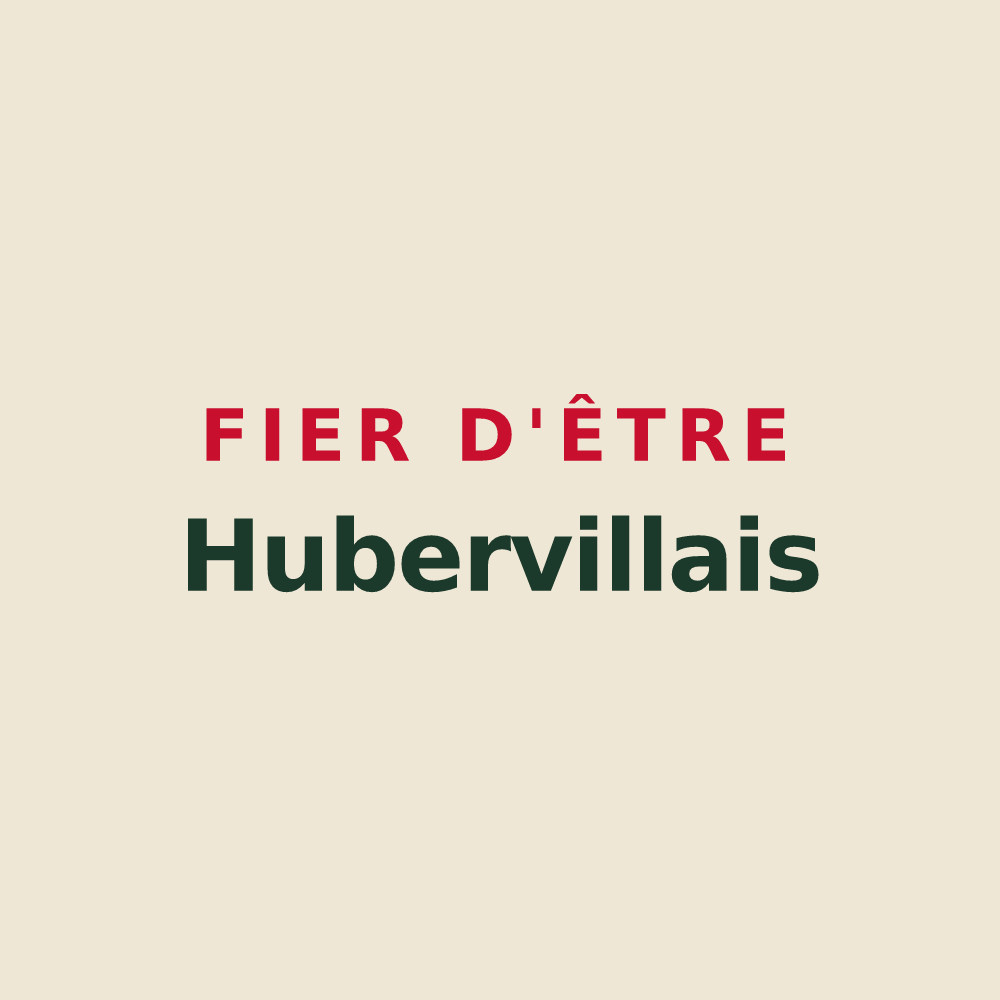Tote bag « Fier d'être Hubervillais » — design pour Huberville