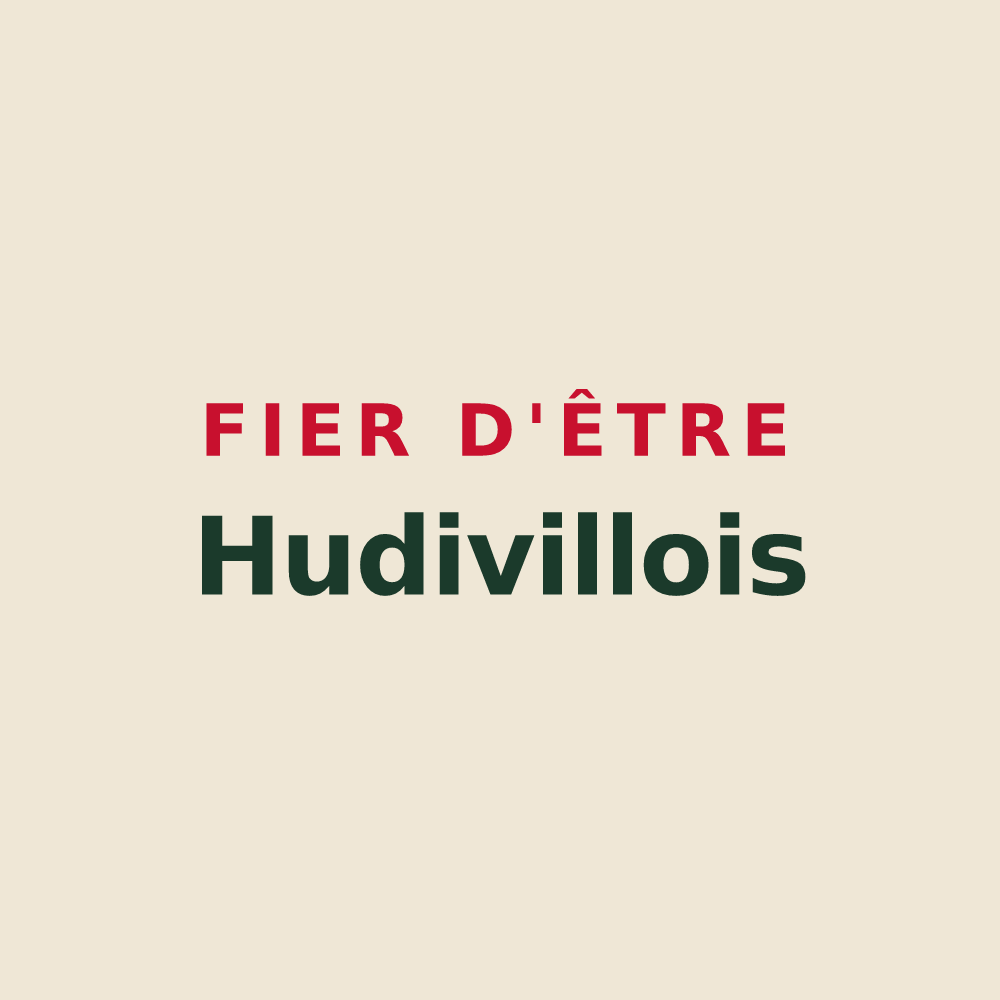 Tote bag « Fier d'être Hudivillois » — design pour Hudiviller
