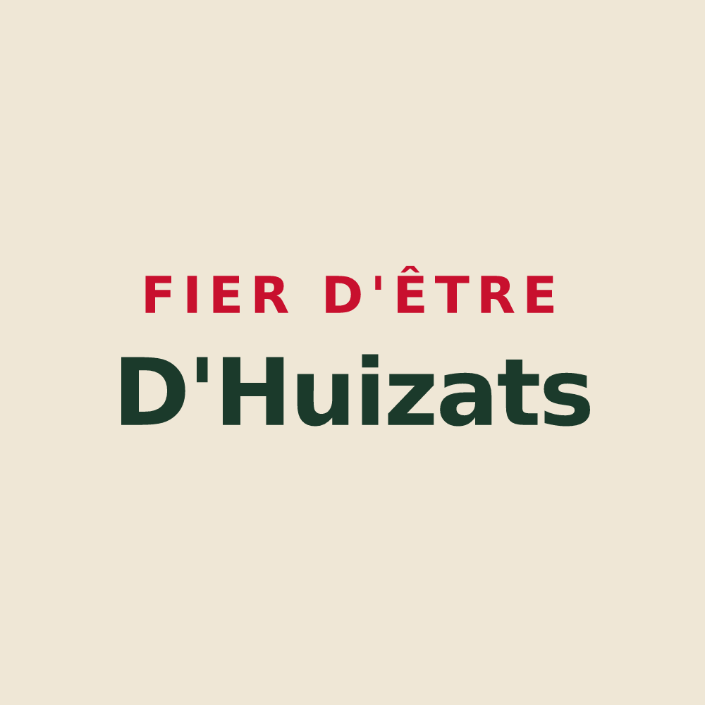 Tote bag « Fier d'être D'Huizats » — design pour Huez