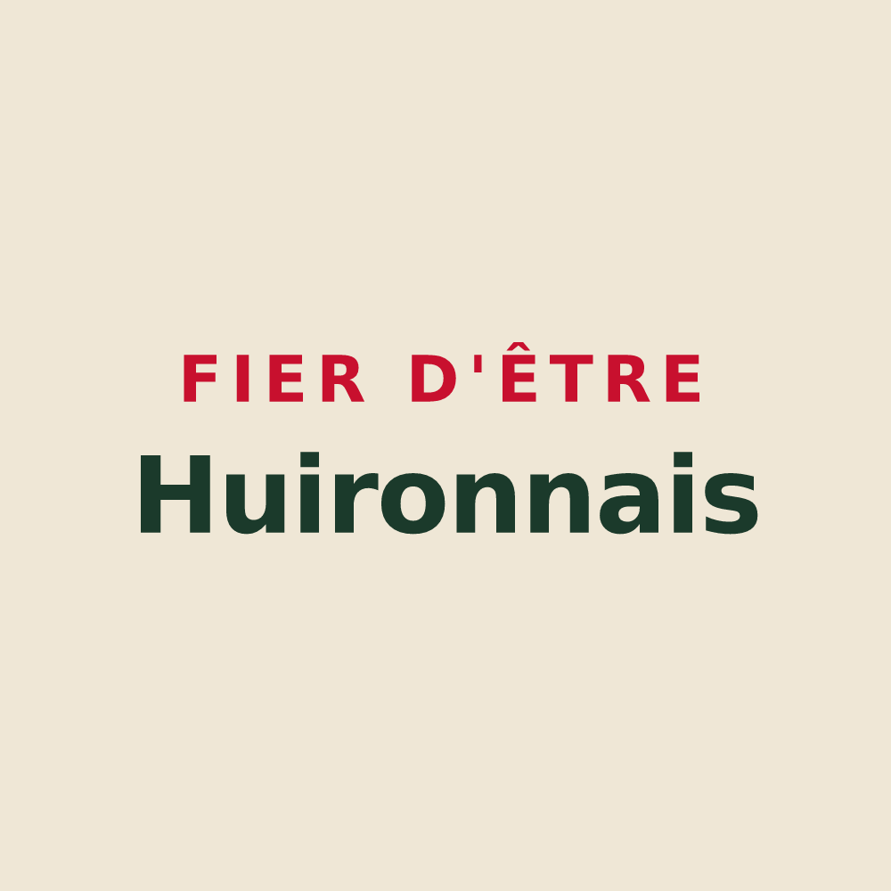 Tote bag « Fier d'être Huironnais » — design pour Huiron