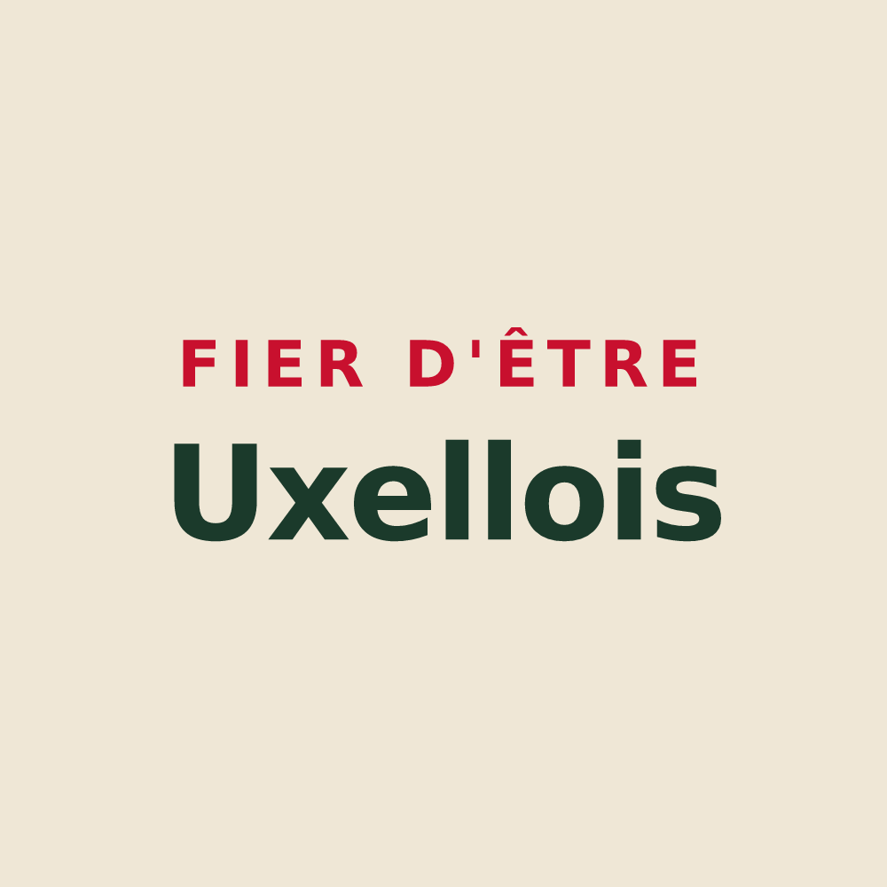 Tote bag « Fier d'être Uxellois » — design pour Huisseau-sur-Mauves