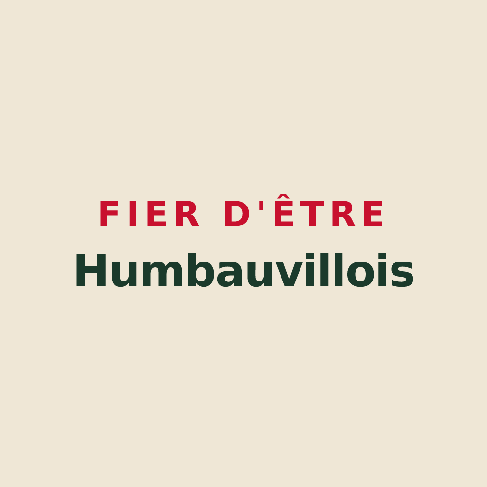 Tote bag « Fier d'être Humbauvillois » — design pour Humbauville