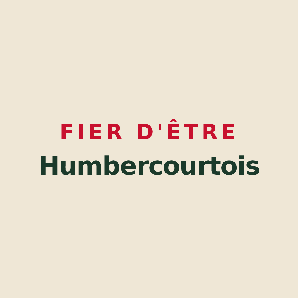 Tote bag « Fier d'être Humbercourtois » — design pour Humbercourt
