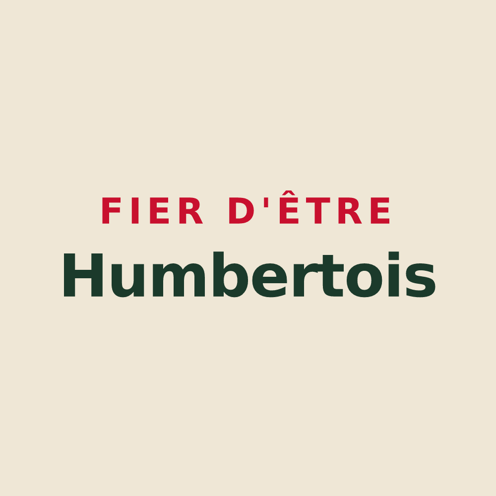 Tote bag « Fier d'être Humbertois » — design pour Humbert