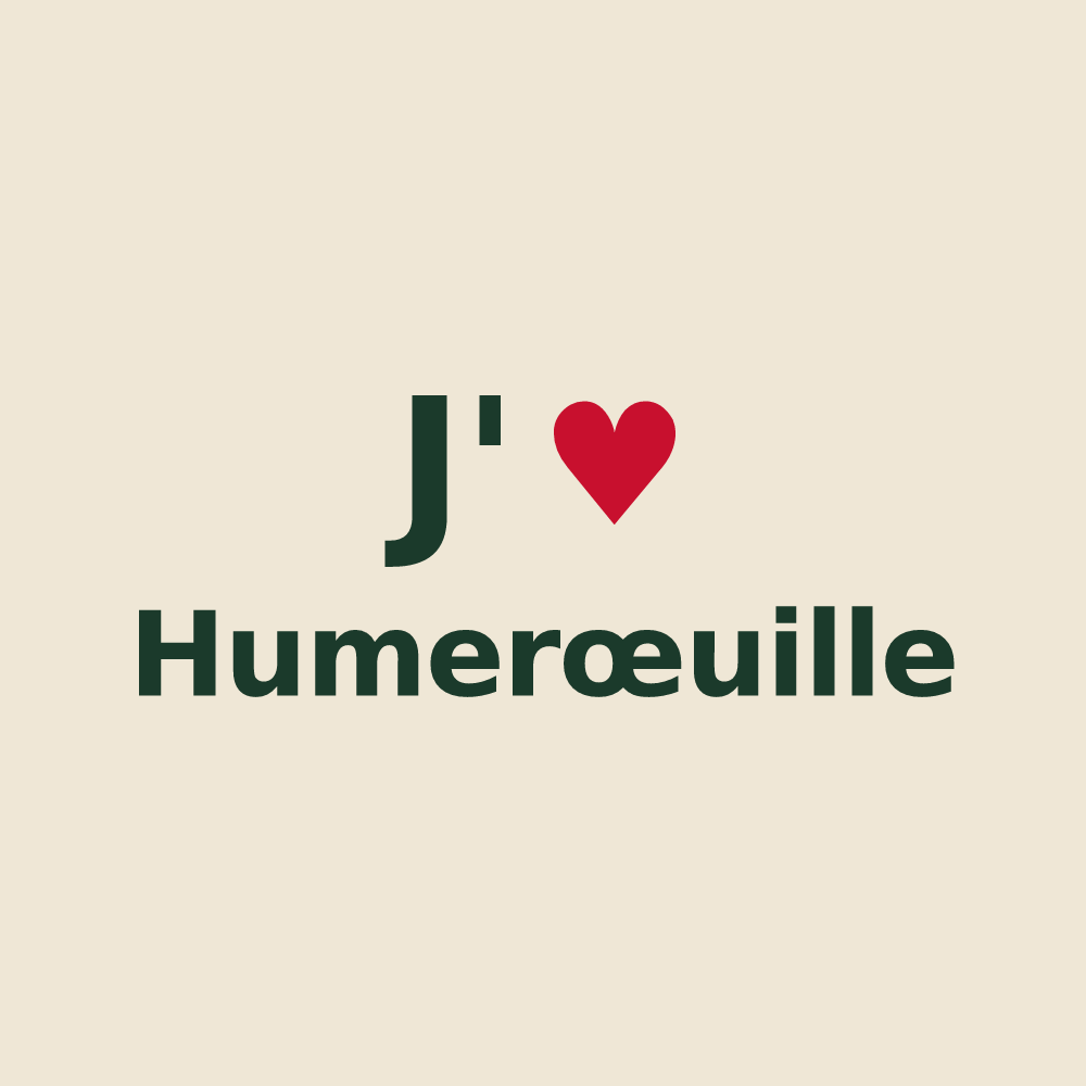 Tote bag personnalisé Humerœuille — design J'aime Humerœuille