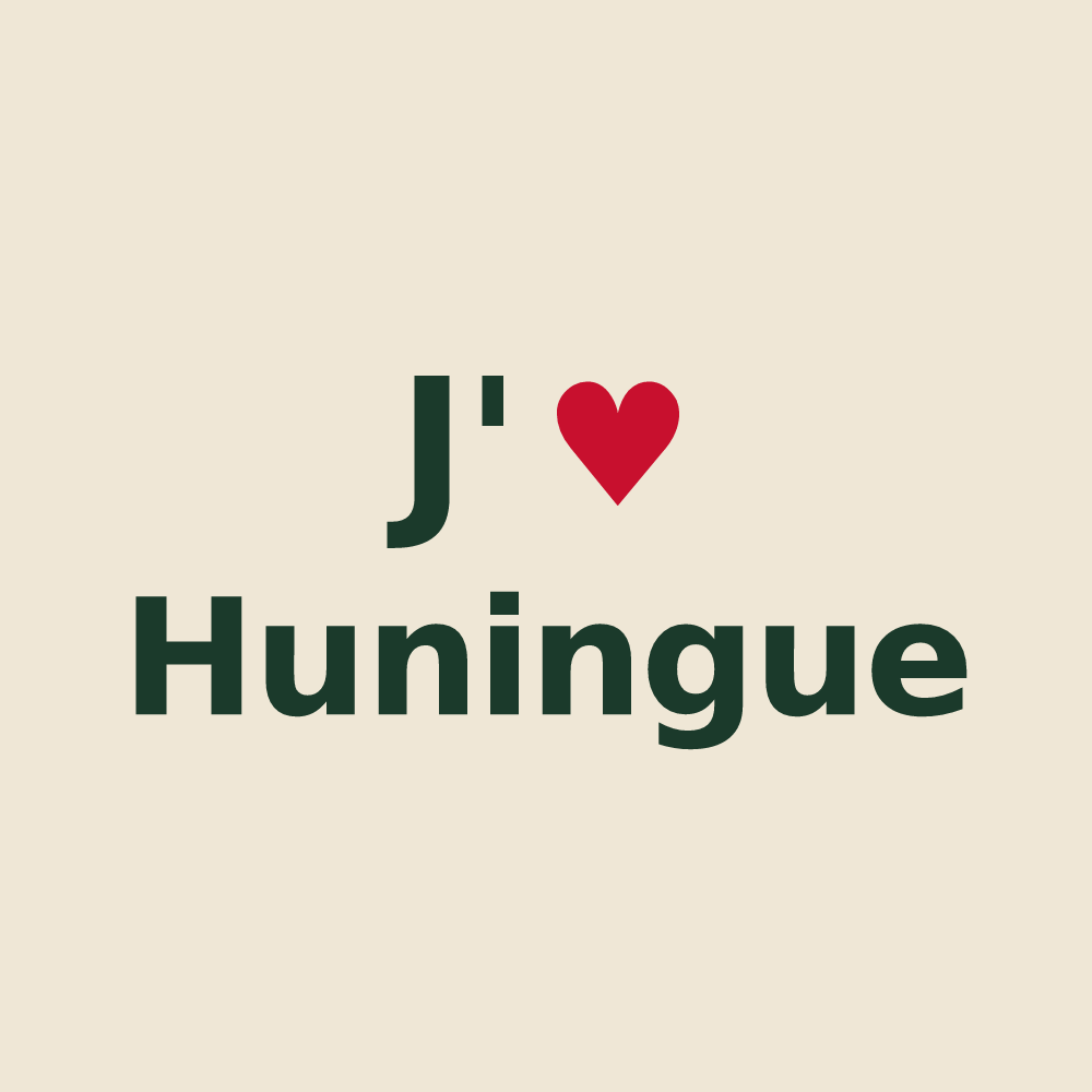 Tote bag personnalisé Huningue — design J'aime Huningue