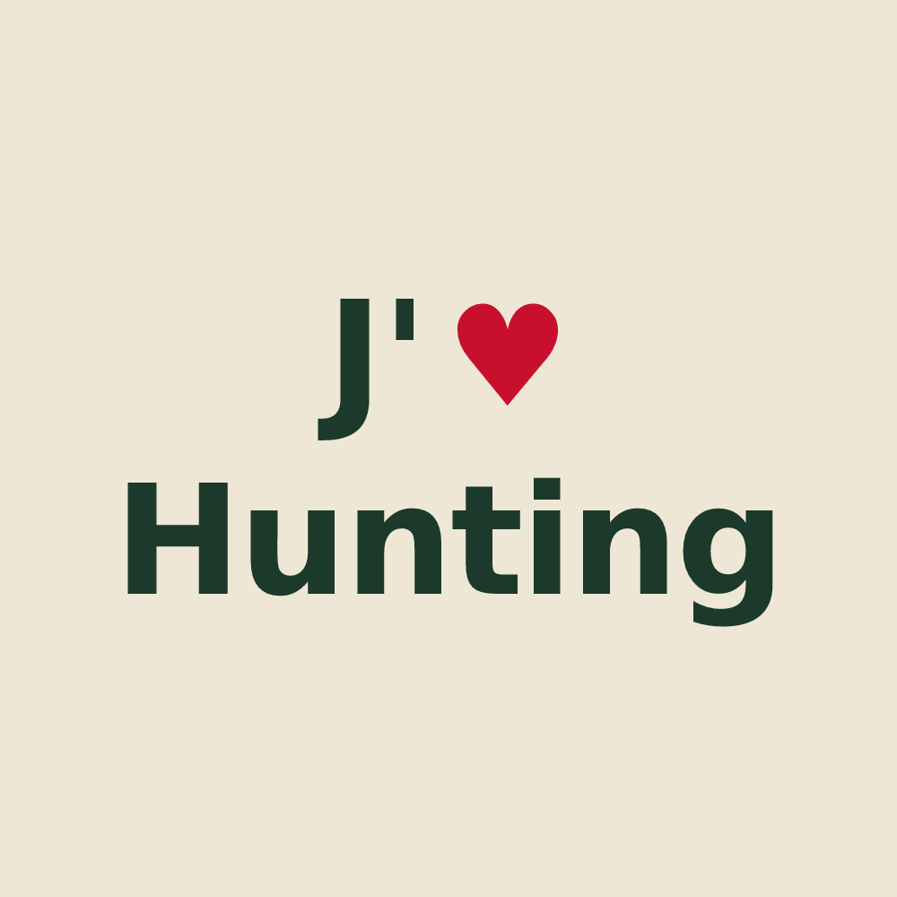 Tote bag personnalisé Hunting — design J'aime Hunting