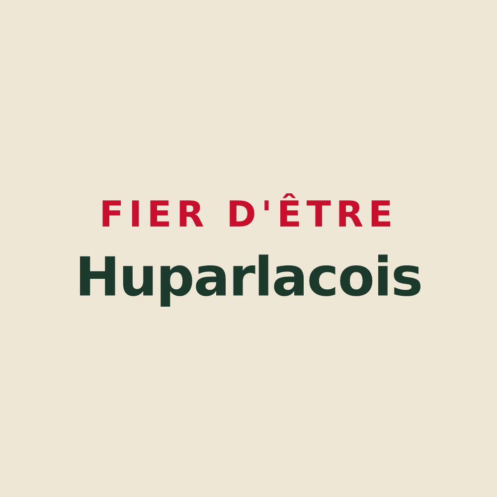 Tote bag « Fier d'être Huparlacois » — design pour Huparlac