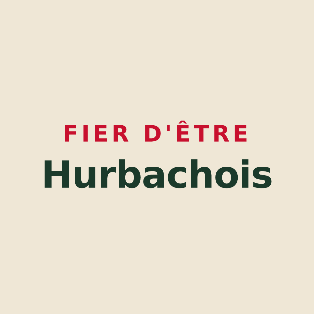 Tote bag « Fier d'être Hurbachois » — design pour Hurbache