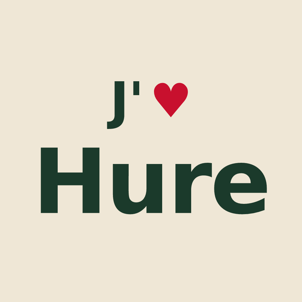 Tote bag personnalisé Hure — design J'aime Hure