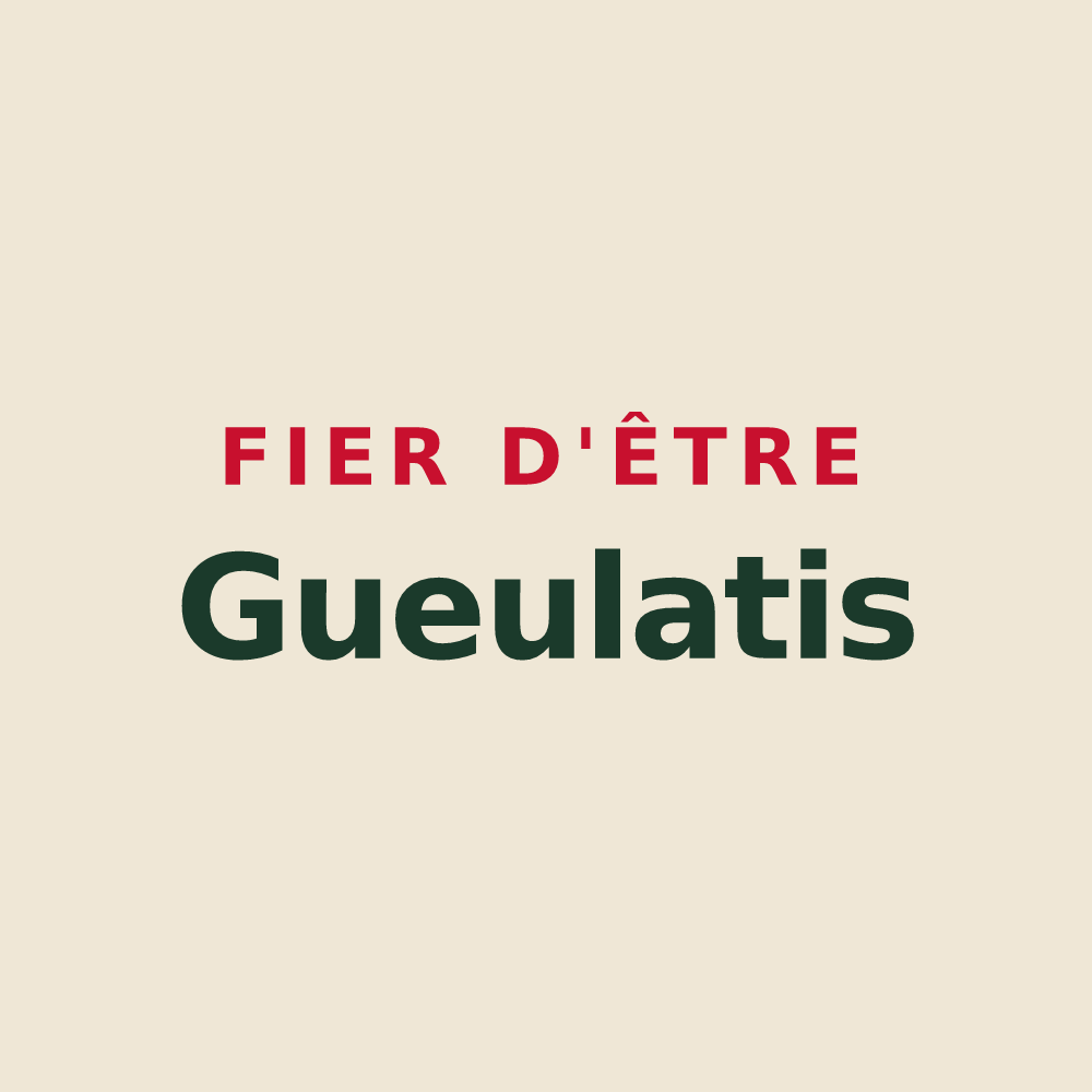 Tote bag « Fier d'être Gueulatis » — design pour Hurigny