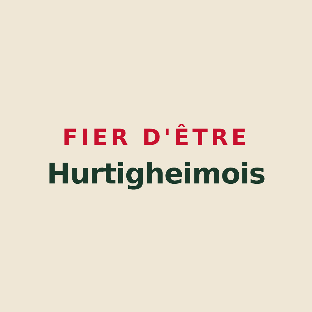 Tote bag « Fier d'être Hurtigheimois » — design pour Hurtigheim