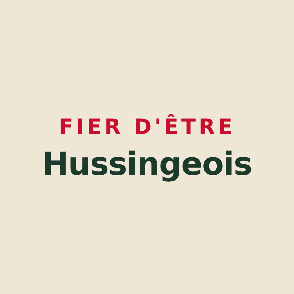 Tote bag « Fier d'être Hussingeois » — design pour Hussigny-Godbrange