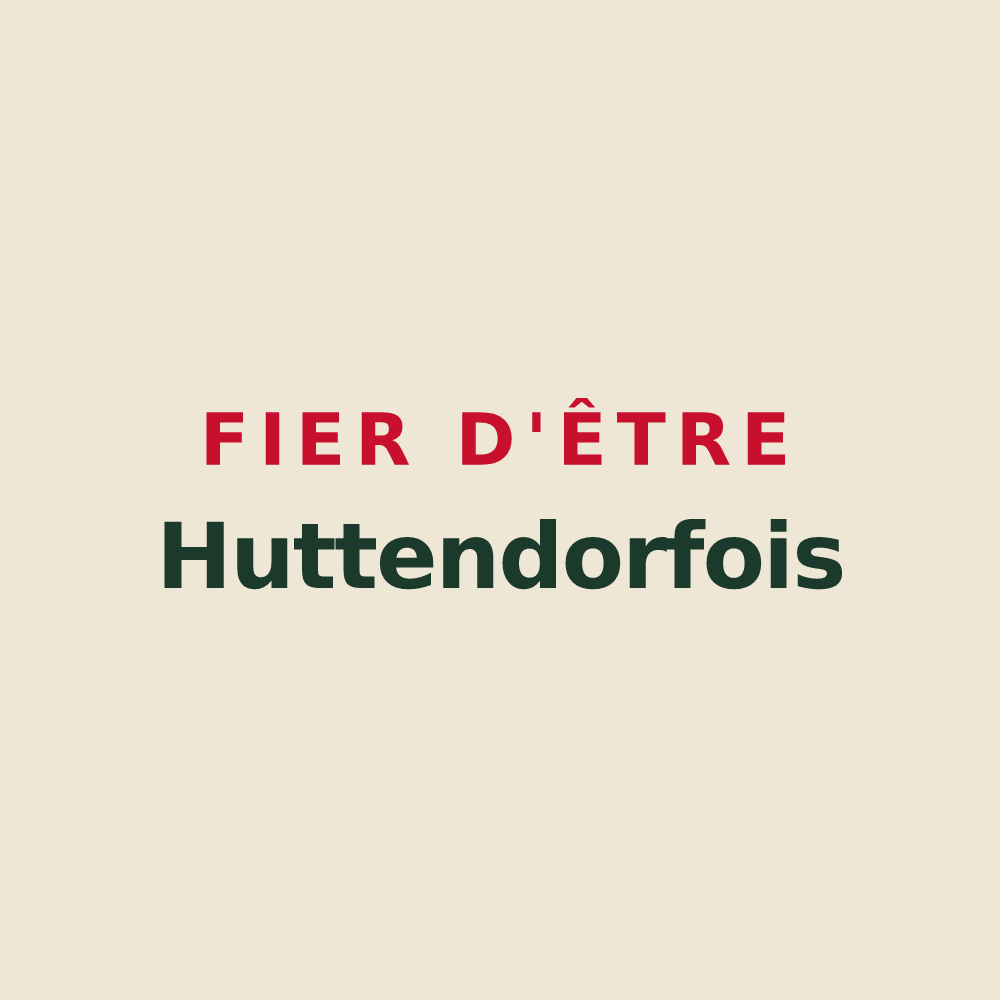 Tote bag « Fier d'être Huttendorfois » — design pour Huttendorf