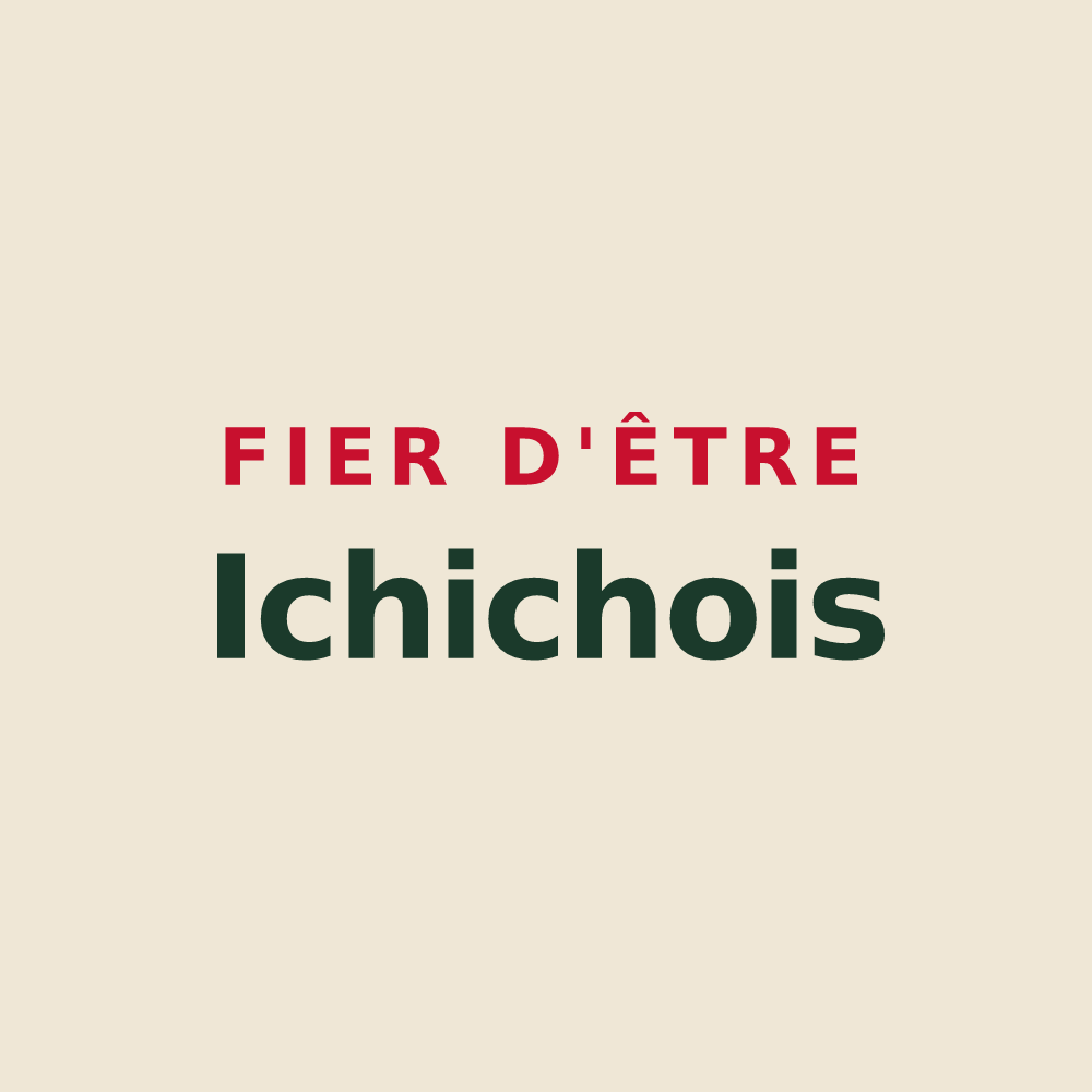 Tote bag « Fier d'être Ichichois » — design pour Ichy