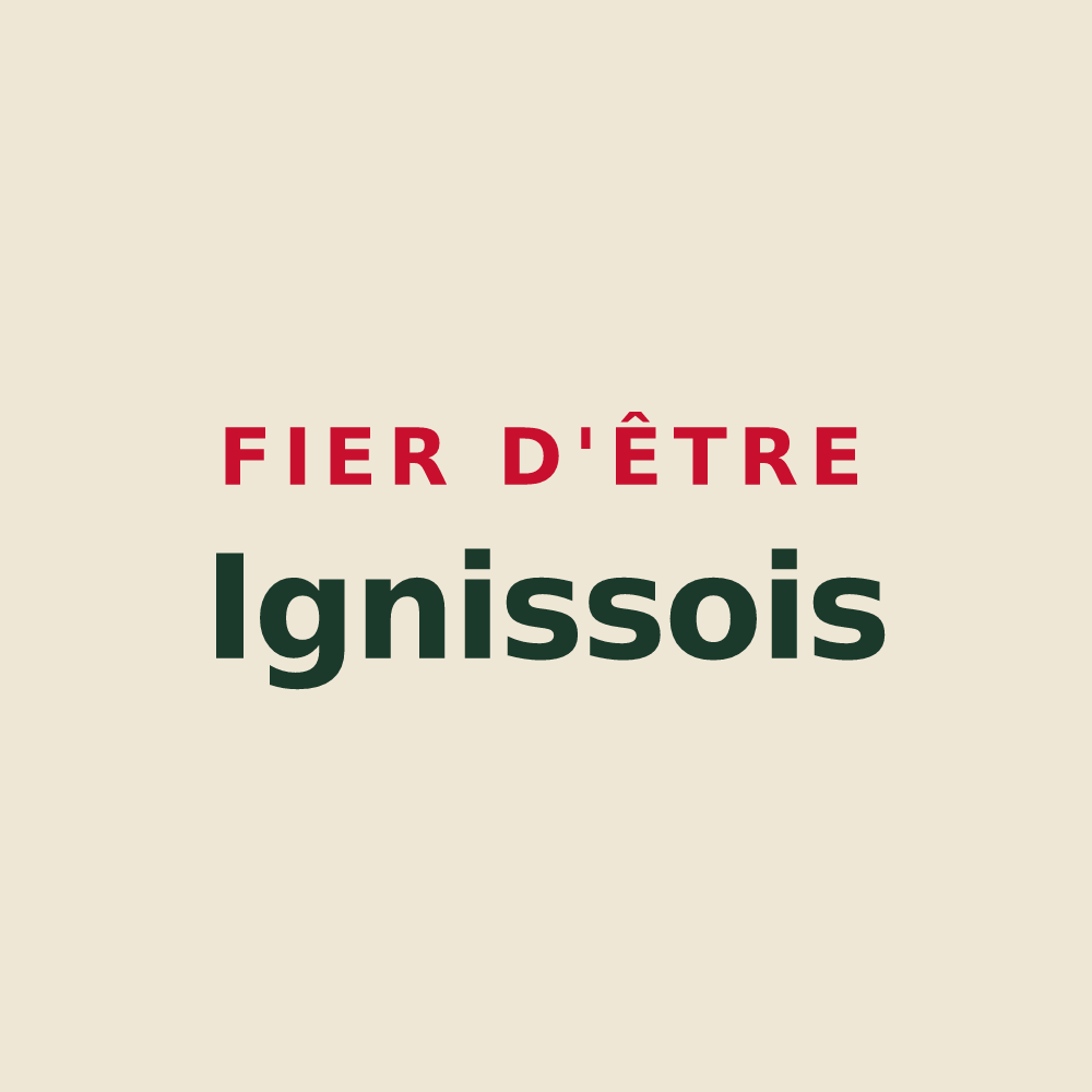 Tote bag « Fier d'être Ignissois » — design pour Igny