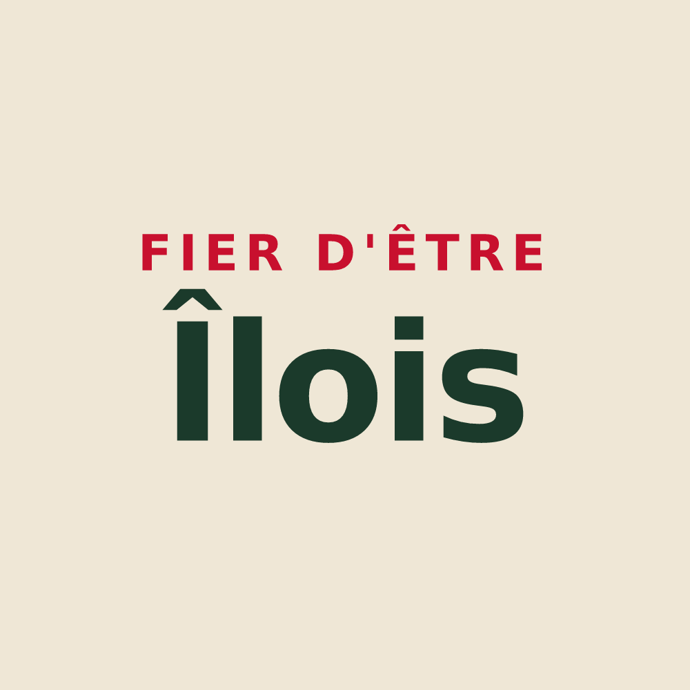 Tote bag « Fier d'être Îlois » — design pour Île-aux-Moines
