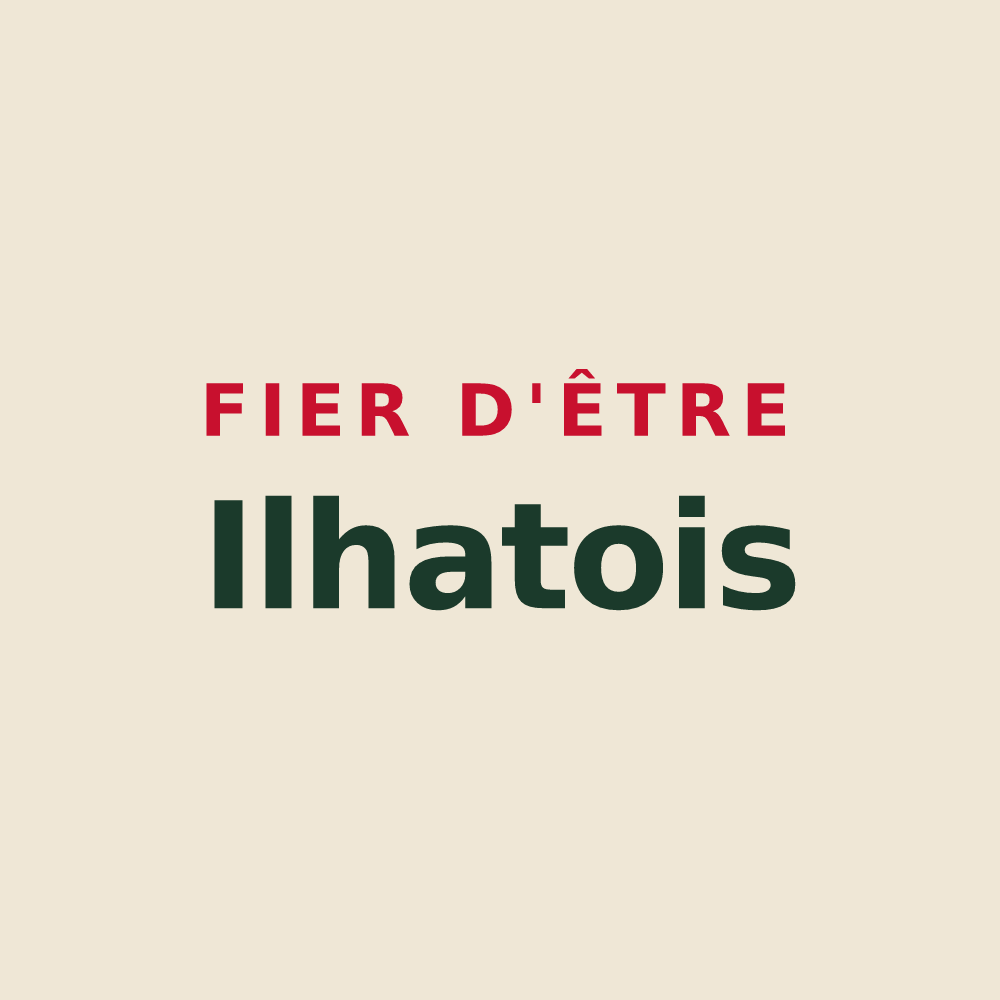 Tote bag « Fier d'être Ilhatois » — design pour Ilhat