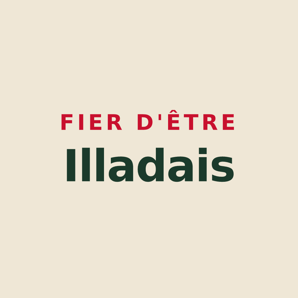 Tote bag « Fier d'être Illadais » — design pour Illats