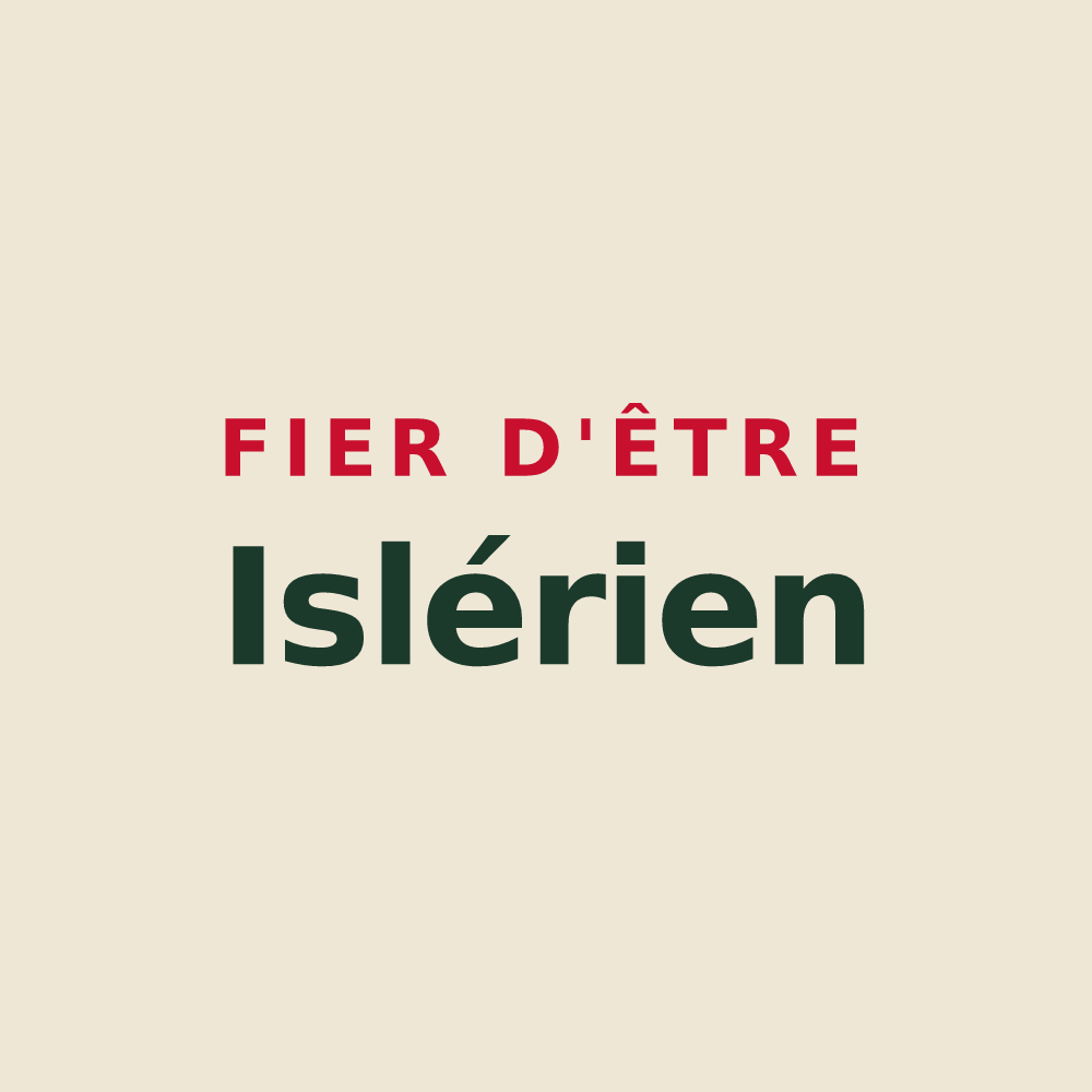 Tote bag « Fier d'être Islérien » — design pour Illiers-Combray