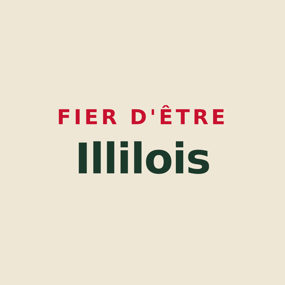 Tote bag « Fier d'être Illilois » — design pour Illies