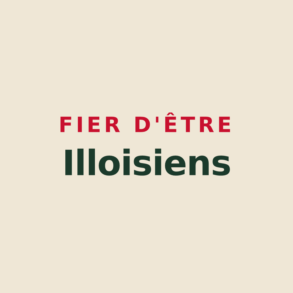 Tote bag « Fier d'être Illoisiens » — design pour Illois