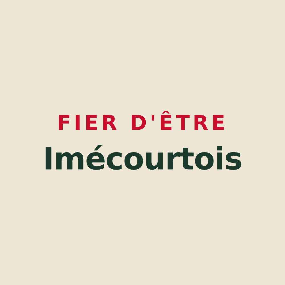 Tote bag « Fier d'être Imécourtois » — design pour Imécourt