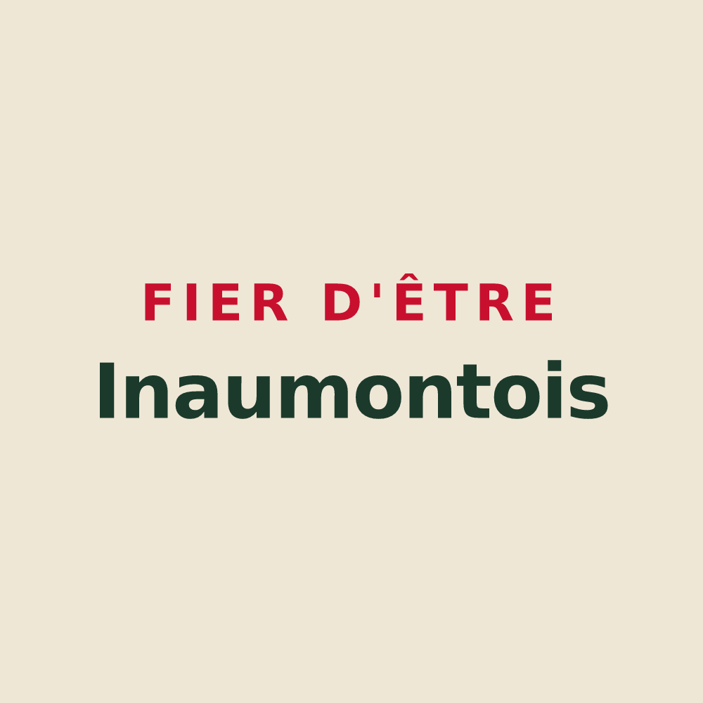 Tote bag « Fier d'être Inaumontois » — design pour Inaumont