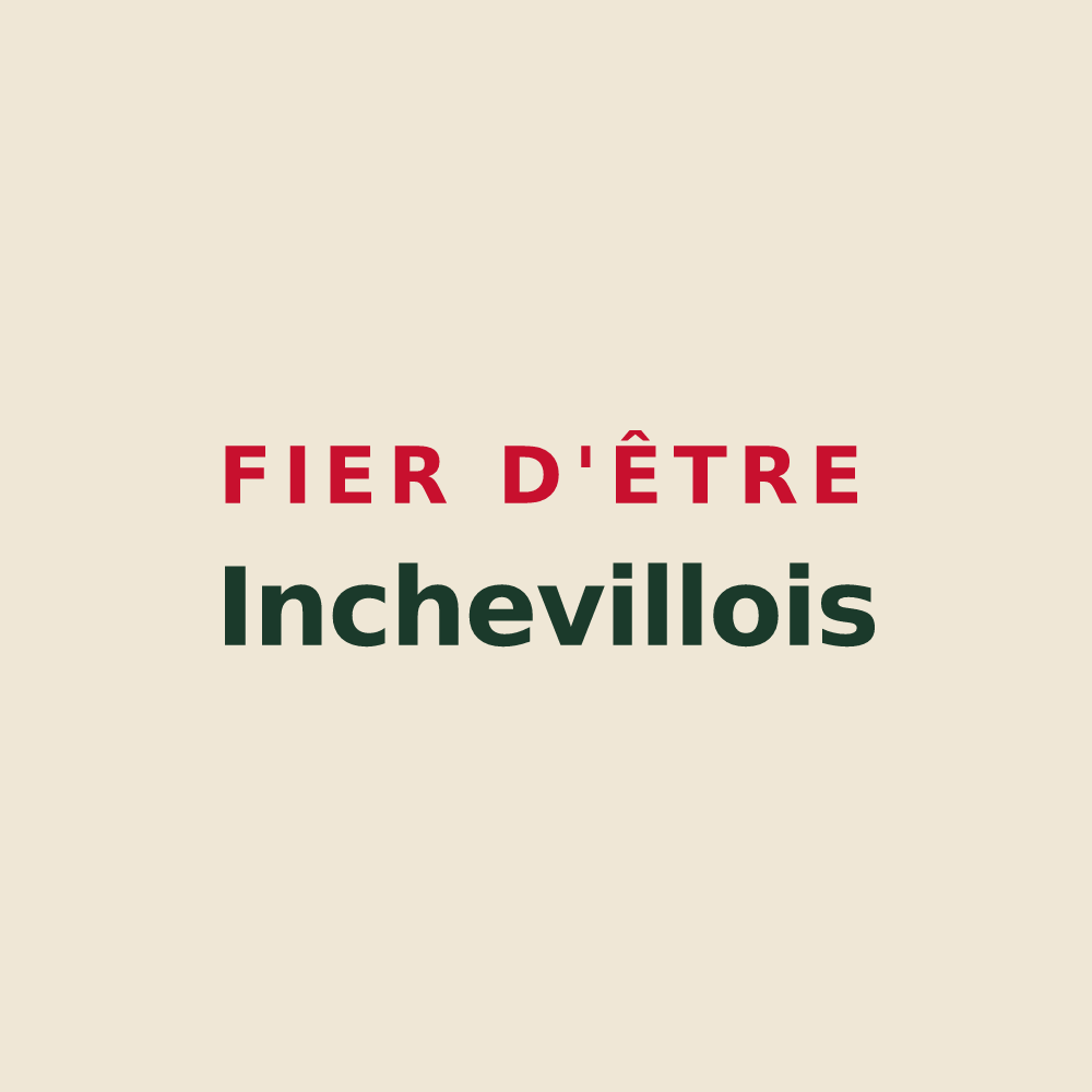 Tote bag « Fier d'être Inchevillois » — design pour Incheville