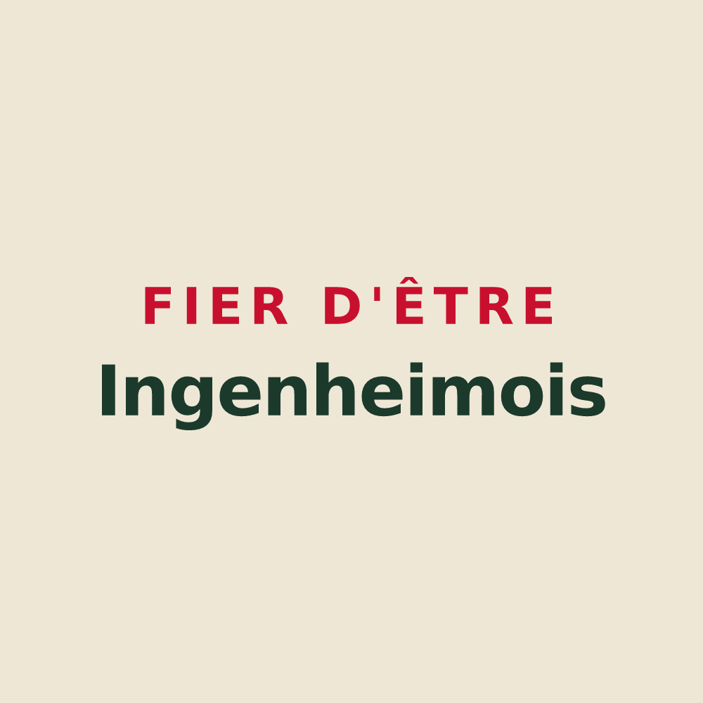Tote bag « Fier d'être Ingenheimois » — design pour Ingenheim