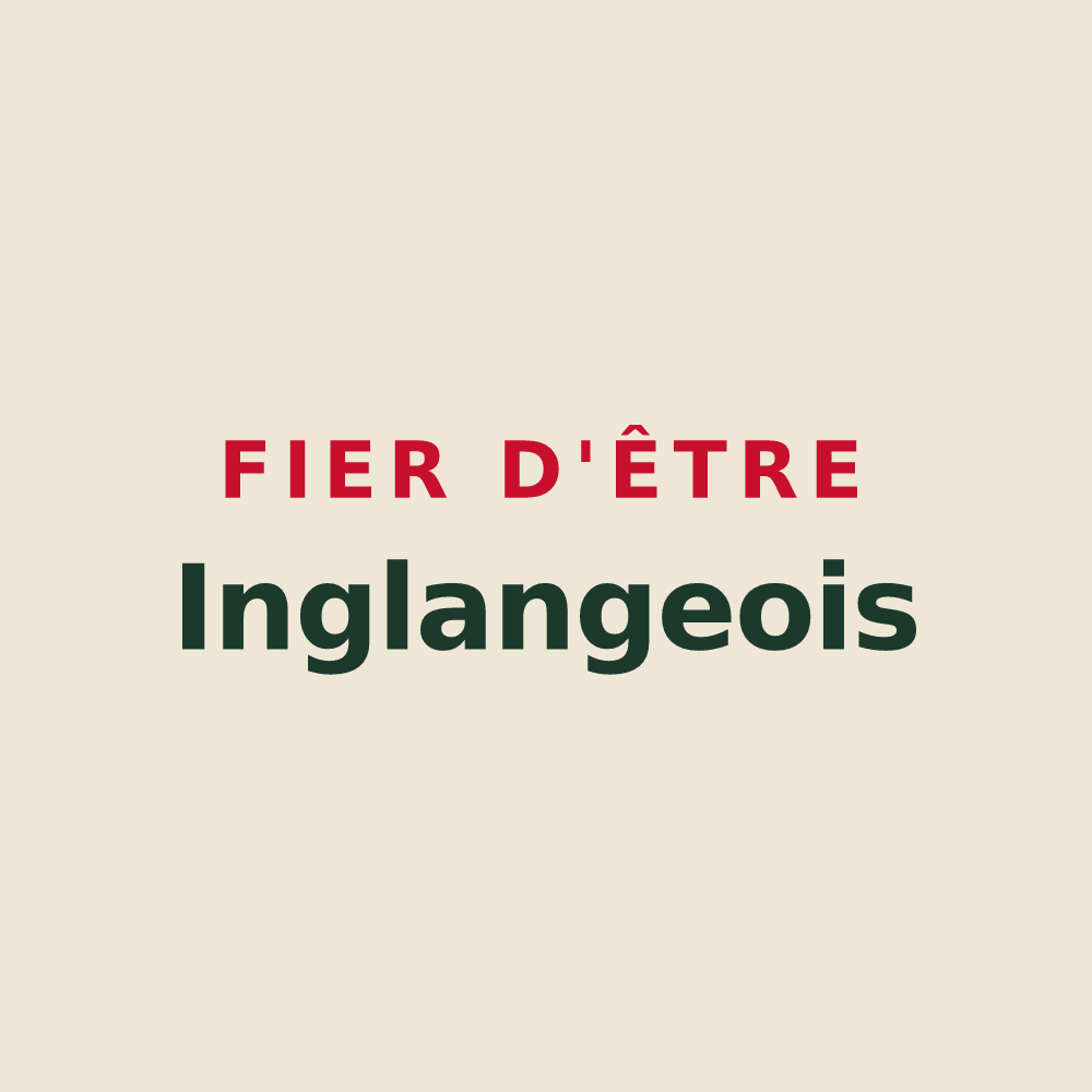 Tote bag « Fier d'être Inglangeois » — design pour Inglange