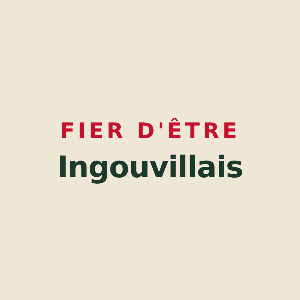Tote bag « Fier d'être Ingouvillais » — design pour Ingouville