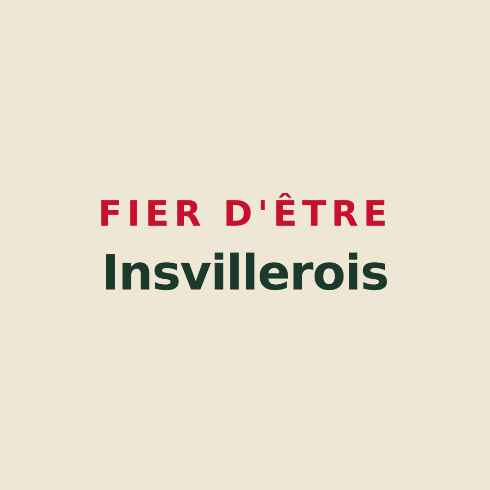 Tote bag « Fier d'être Insvillerois » — design pour Insviller