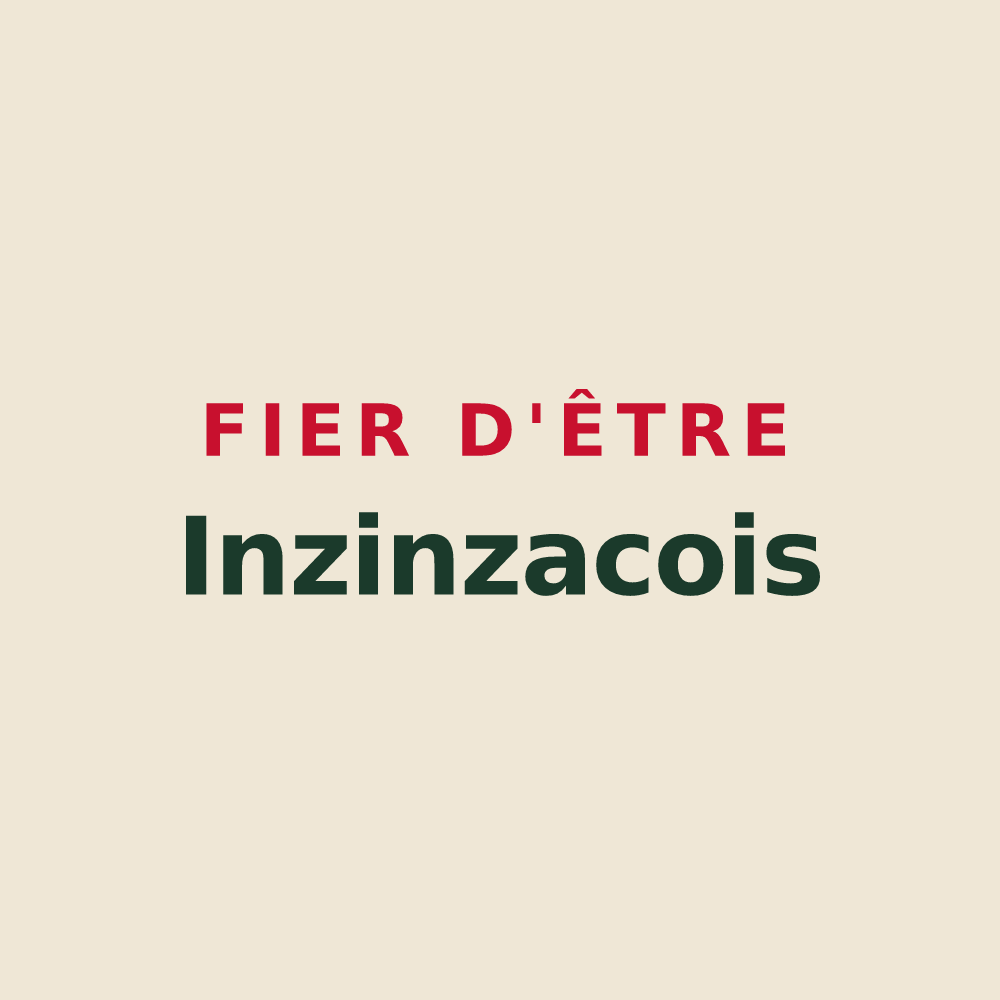 Tote bag « Fier d'être Inzinzacois » — design pour Inzinzac-Lochrist