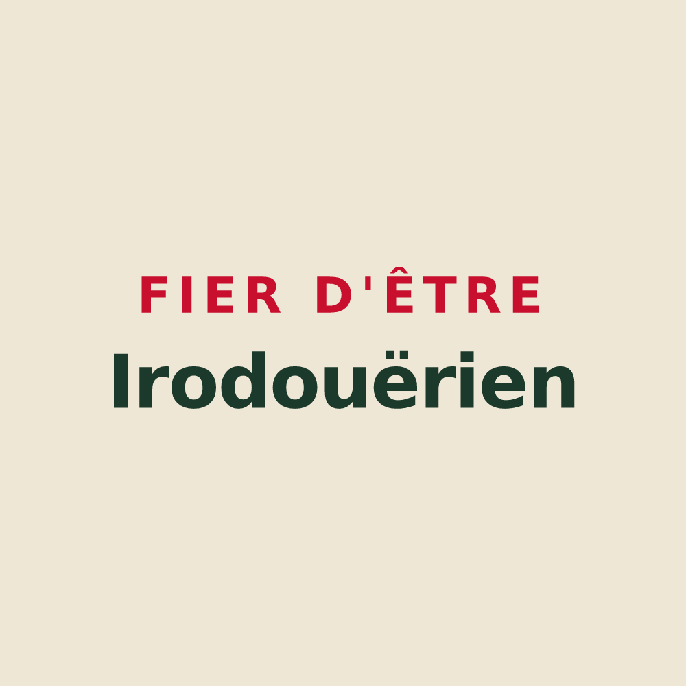 Tote bag « Fier d'être Irodouërien » — design pour Irodouër