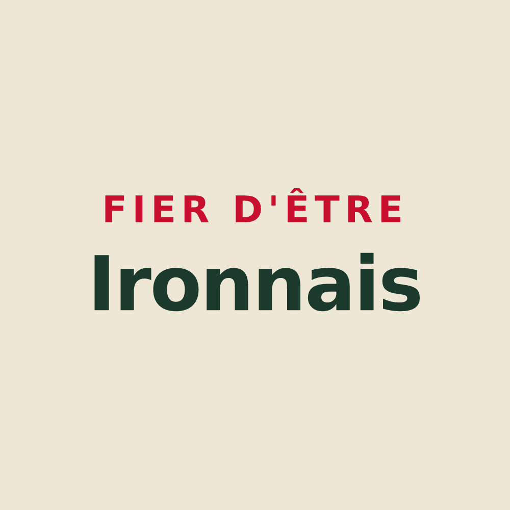 Tote bag « Fier d'être Ironnais » — design pour Iron
