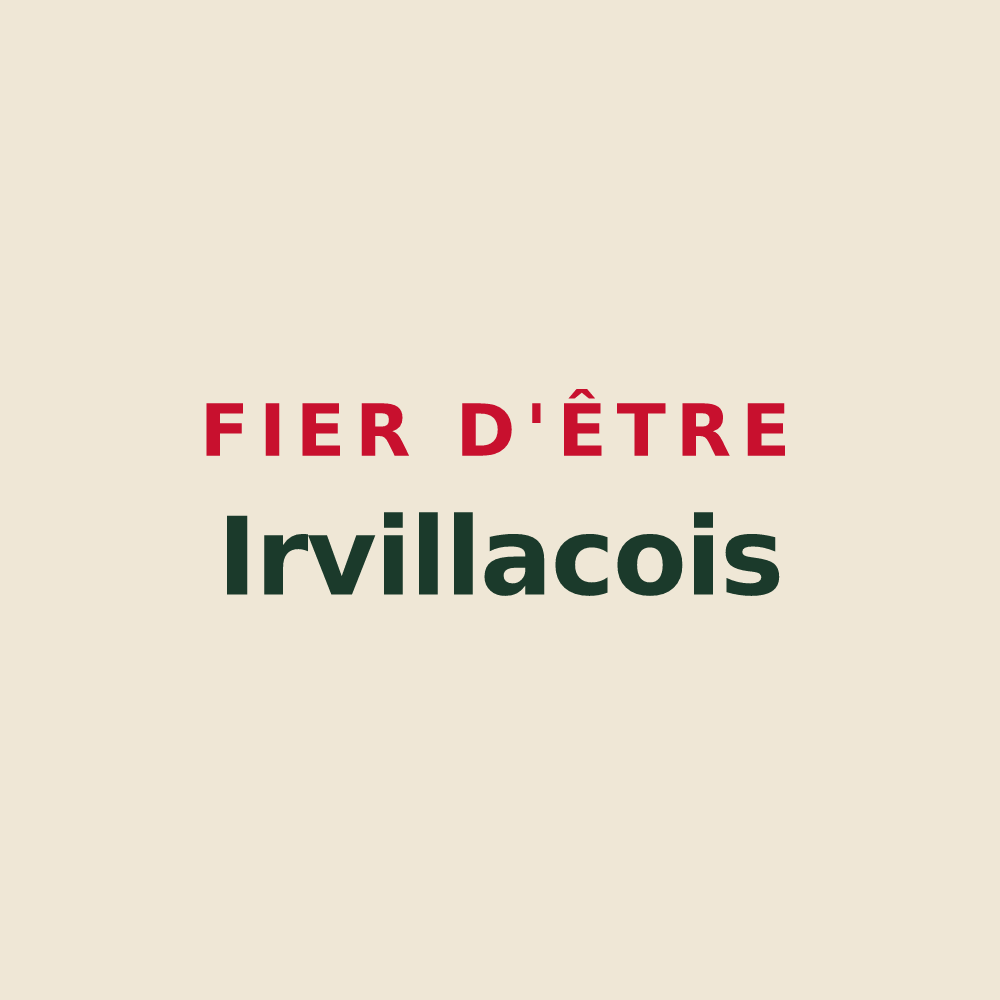 Tote bag « Fier d'être Irvillacois » — design pour Irvillac