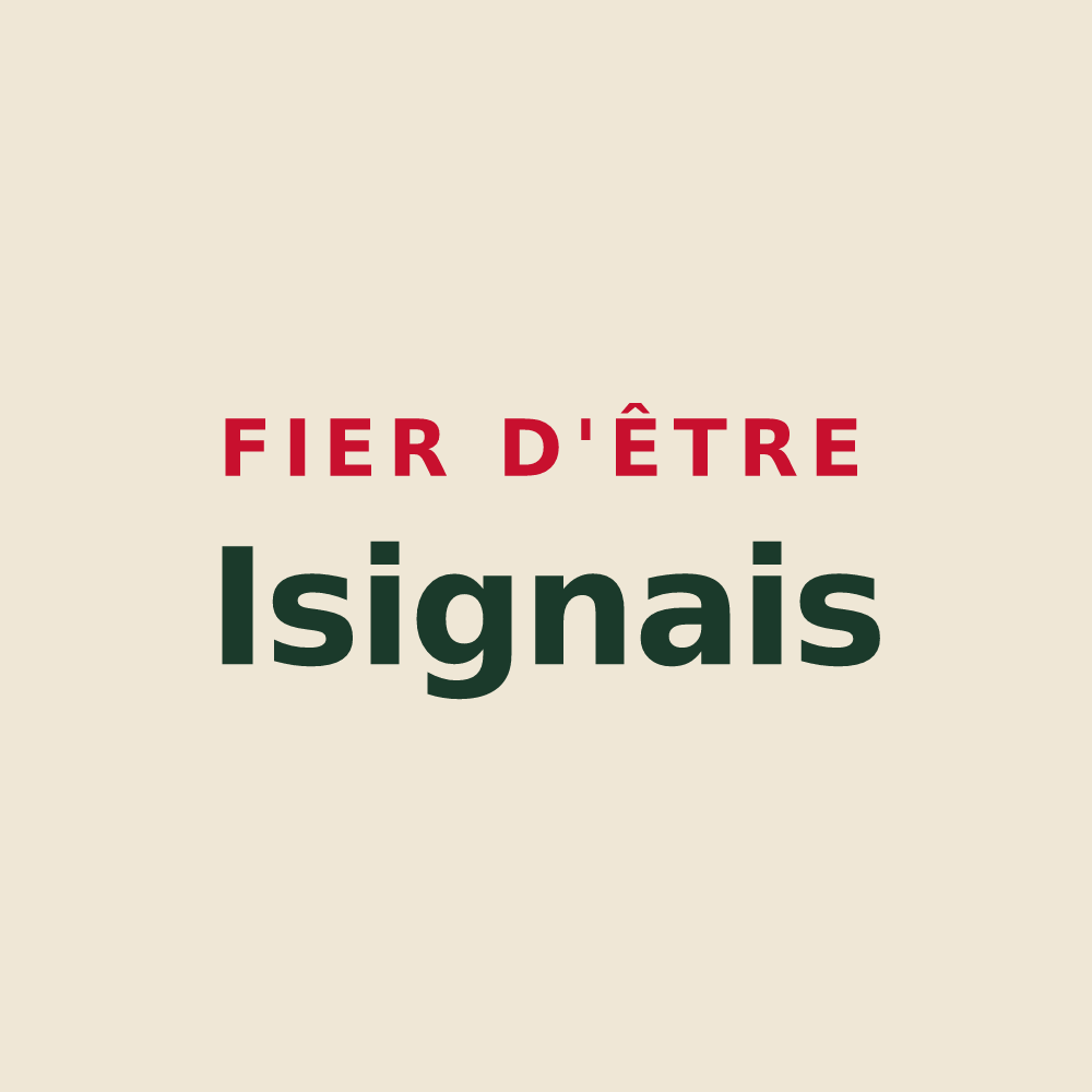 Tote bag « Fier d'être Isignais » — design pour Isigny-sur-Mer