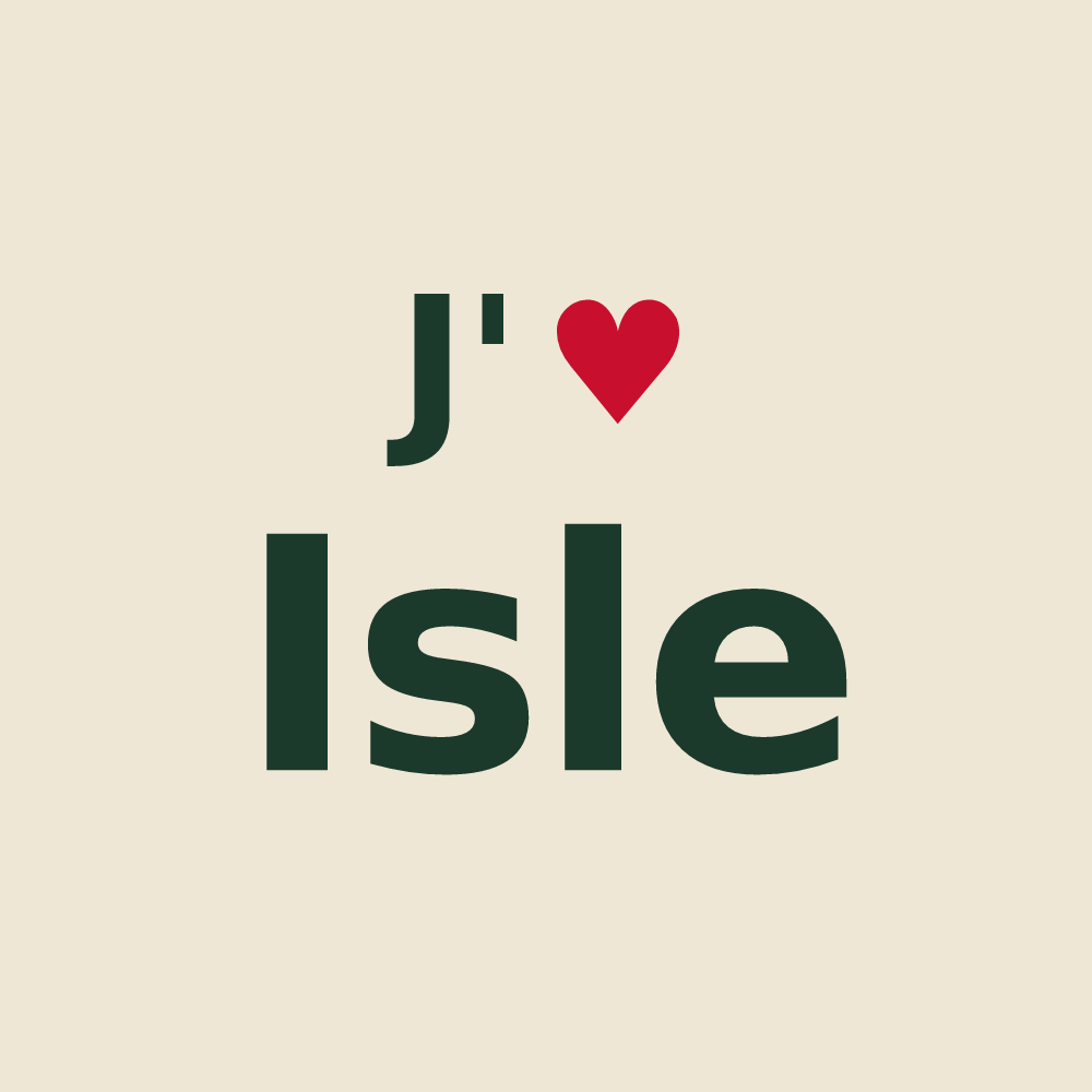 Tote bag personnalisé Isle — design J'aime Isle