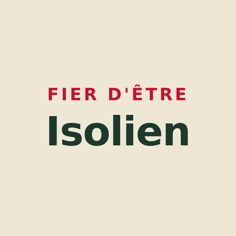 Tote bag « Fier d'être Isolien » — design pour Isola
