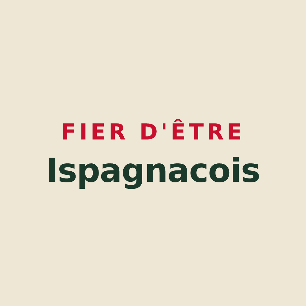 Tote bag « Fier d'être Ispagnacois » — design pour Ispagnac