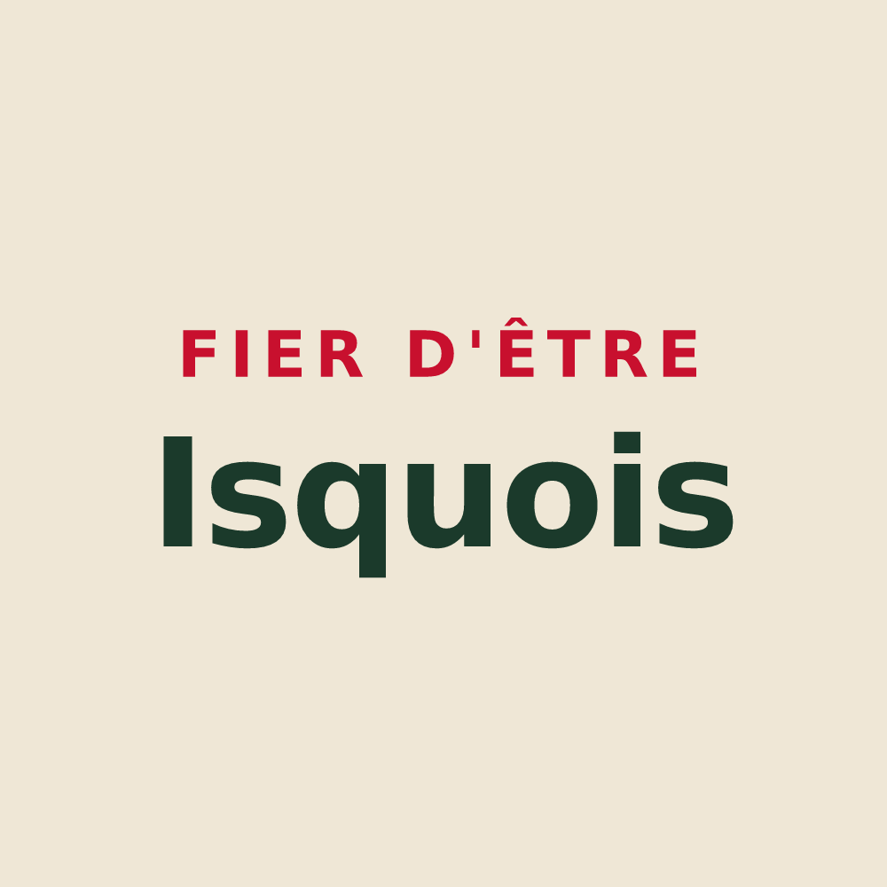 Tote bag « Fier d'être Isquois » — design pour Isques